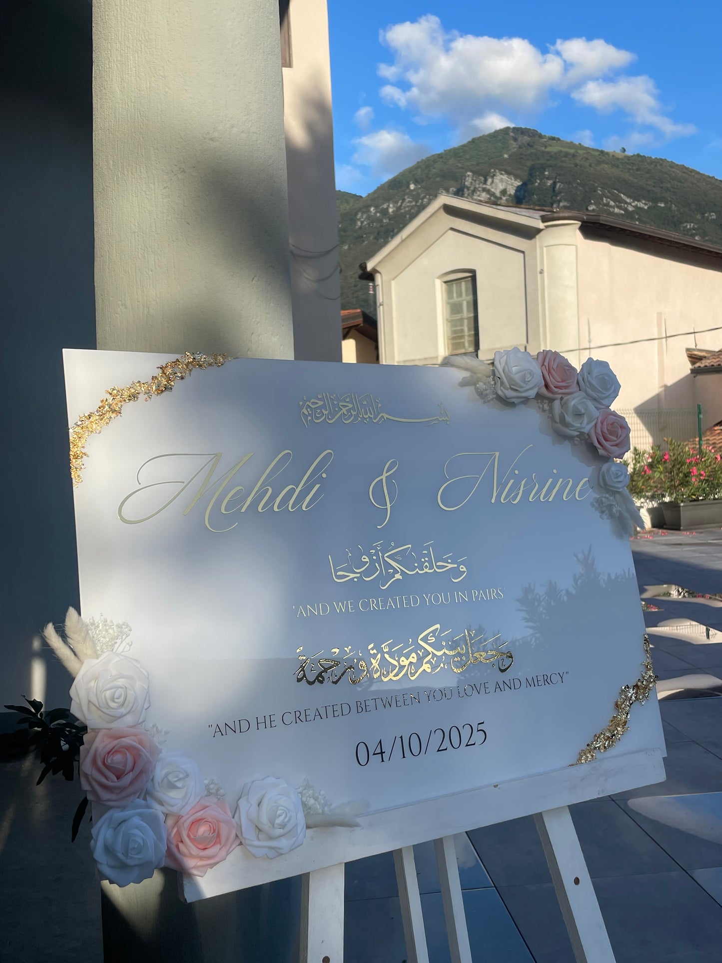 Quadro di benvenuto
